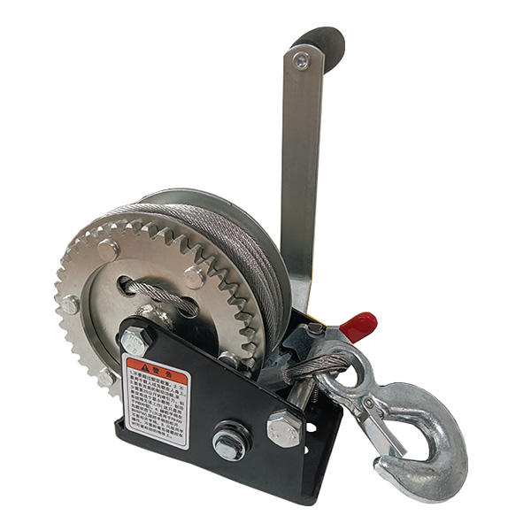 2000 lb Wire Rope Hand Winch