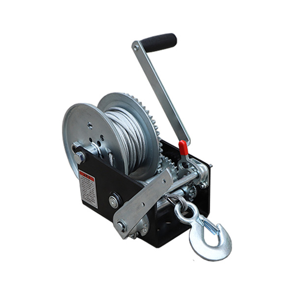 2500 lb wire rope Hand winch